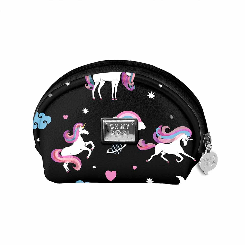 Porte-Monnaie Ovale Oh My Pop! « Licorne »