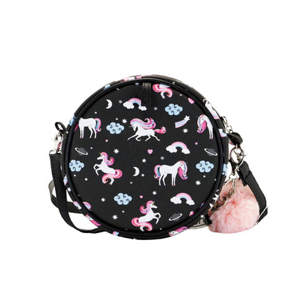 Sac à Bandoulière Rond Oh My Pop! « Licorne »
