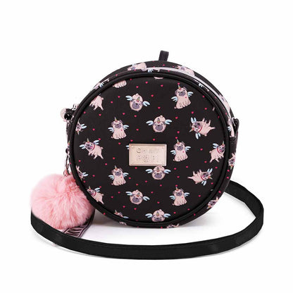 Sac à Bandoulière Rond Oh My Pop! « Pug »