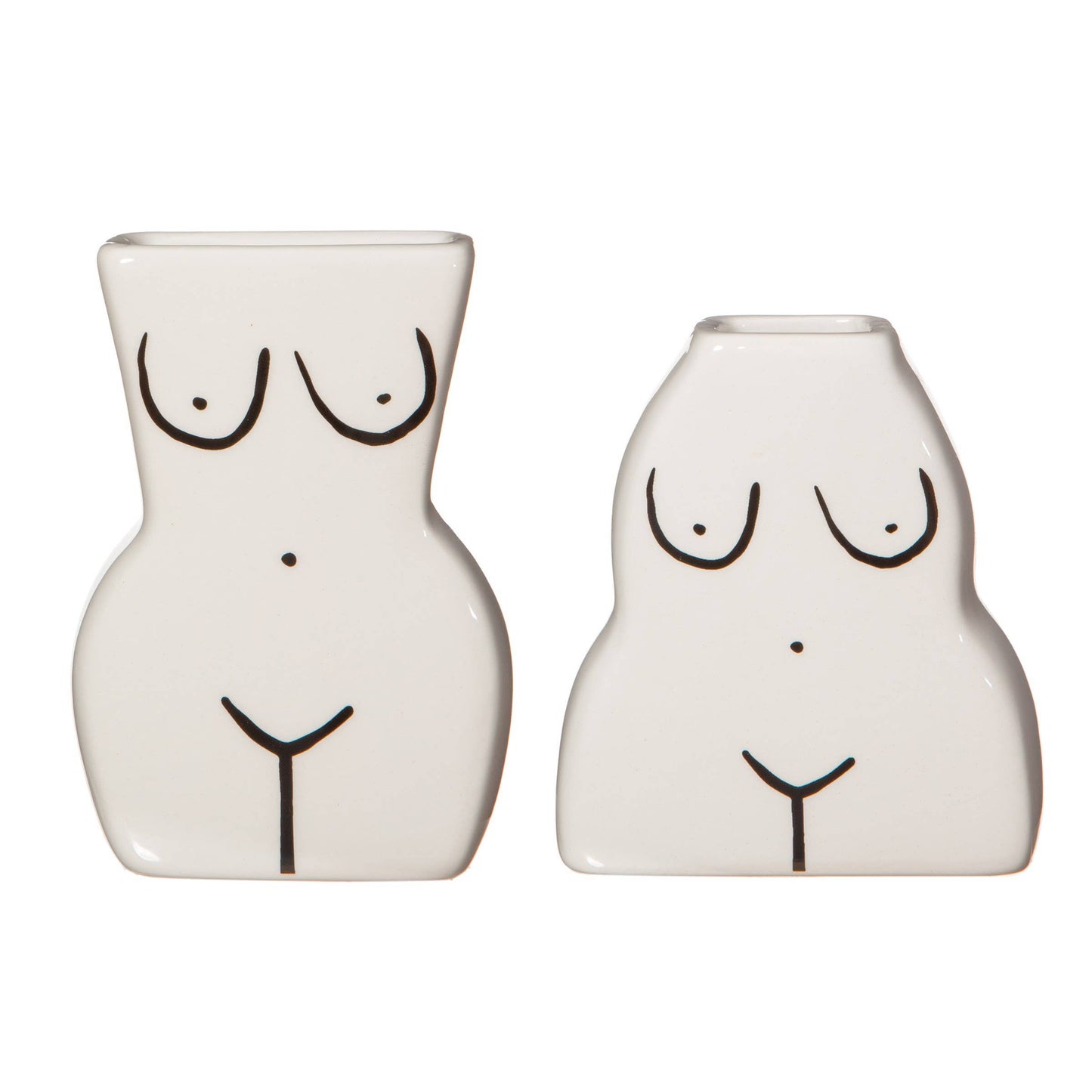 Vases Corps de Femme 2-Pack