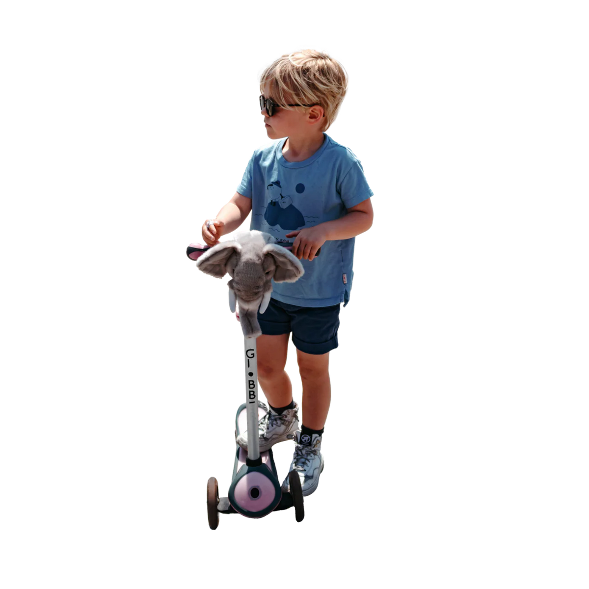 Accessoire tête d’éléphant pour vélo ou trottinette enfant