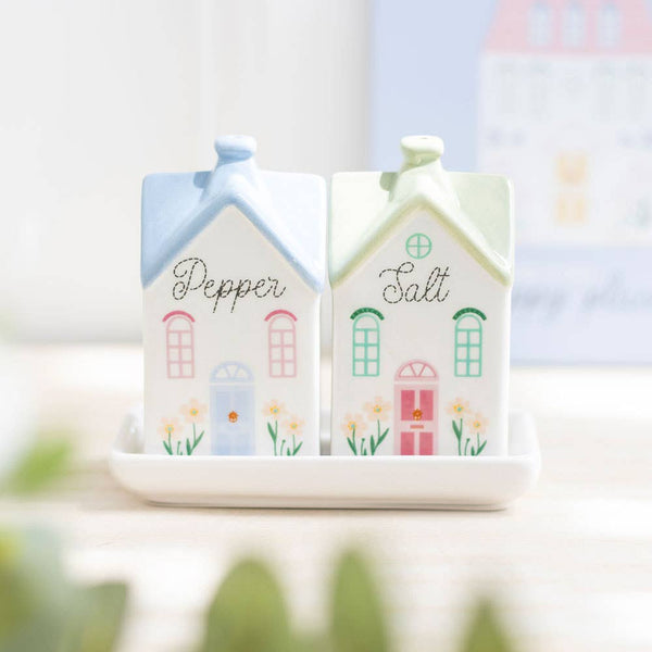 Sel et poivre Maisons Pastels