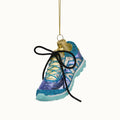 Scarpa da trail running con palline di Natale