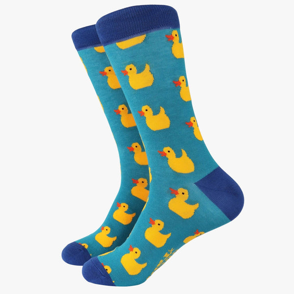 Turquoise Rubber Duck Socks
