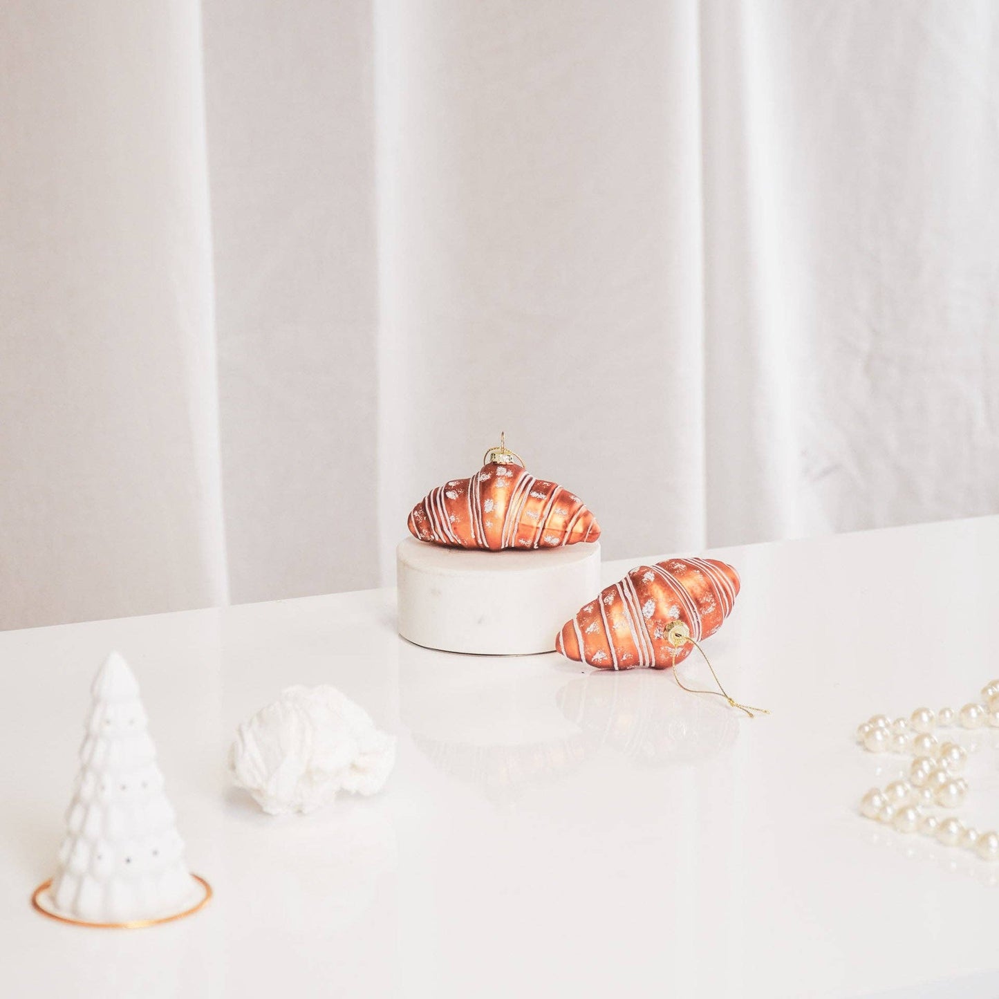 Christmas ball croissant