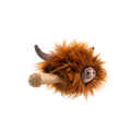 Highland cow head accessory for kids' bike or scooter