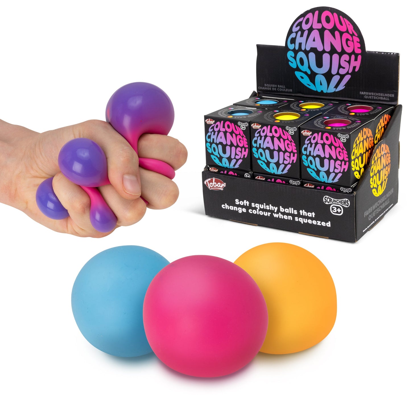 SCRUNCHEMS COLOR CHANGE CRUSH BALL