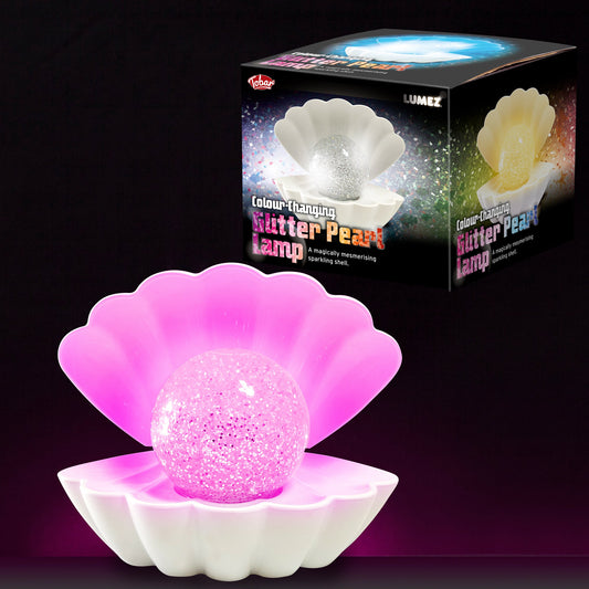 LUMEZ COLOR-CHANGING GLITTER AND BEAD LAMP