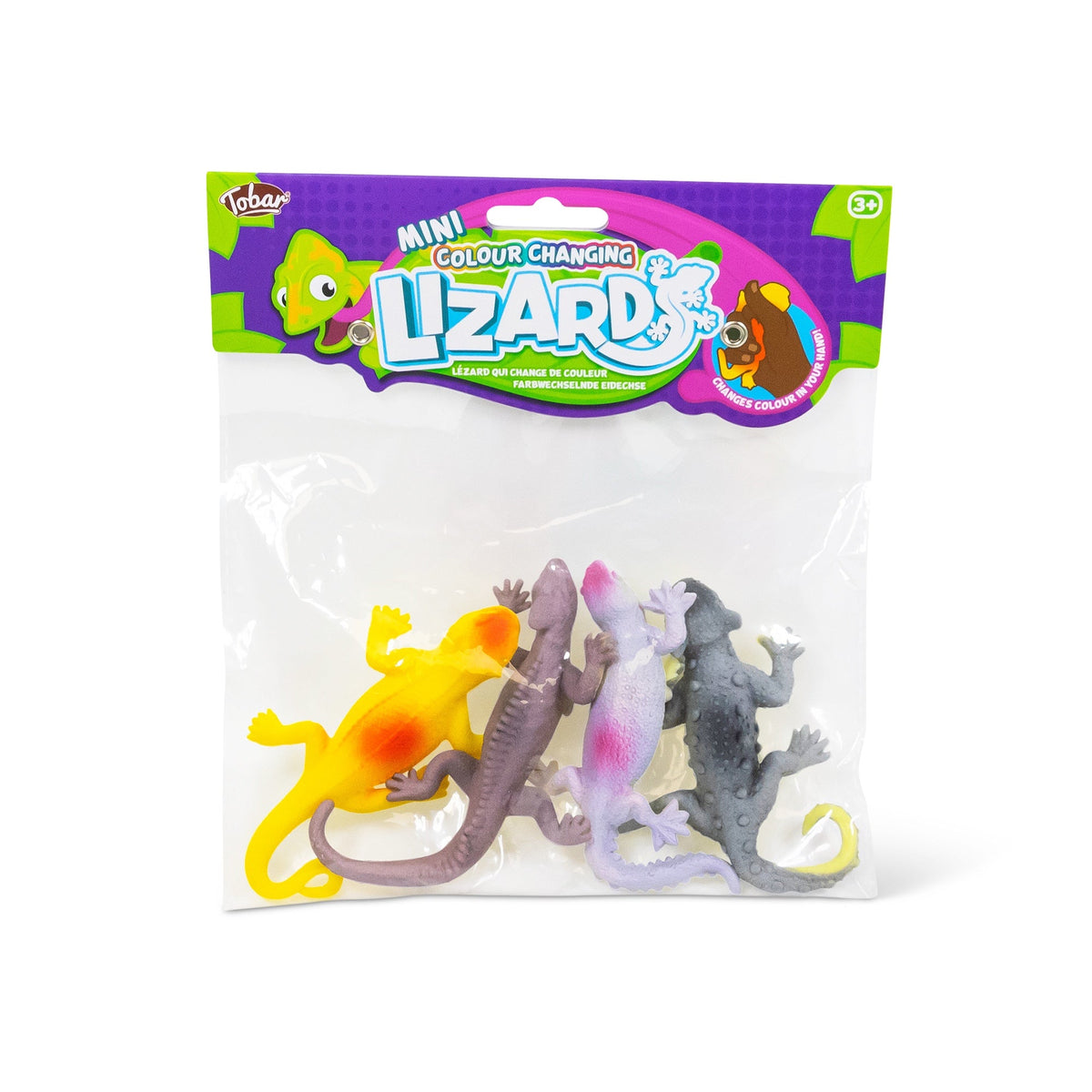 COLOR-CHANGING MINI LIZARDS 4PK