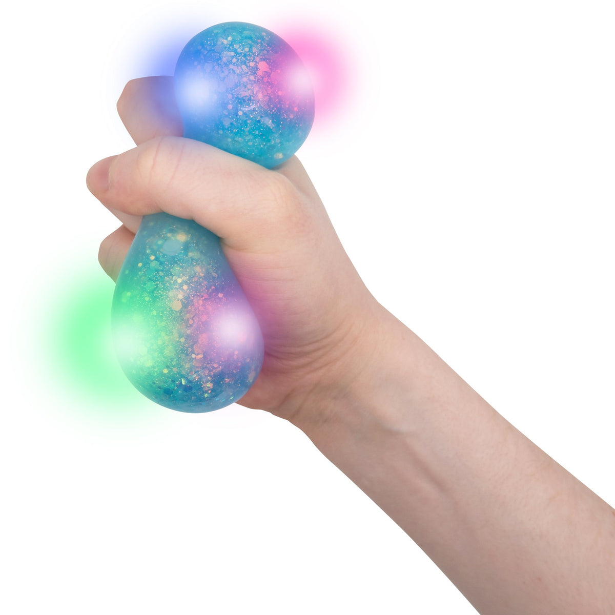 SCRUNCHEMS GALAXY LIGHT-UP SQUISH BALL