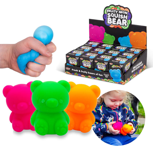 NEON SQUISHY FRUITY BEARS SCRUNCHEMS