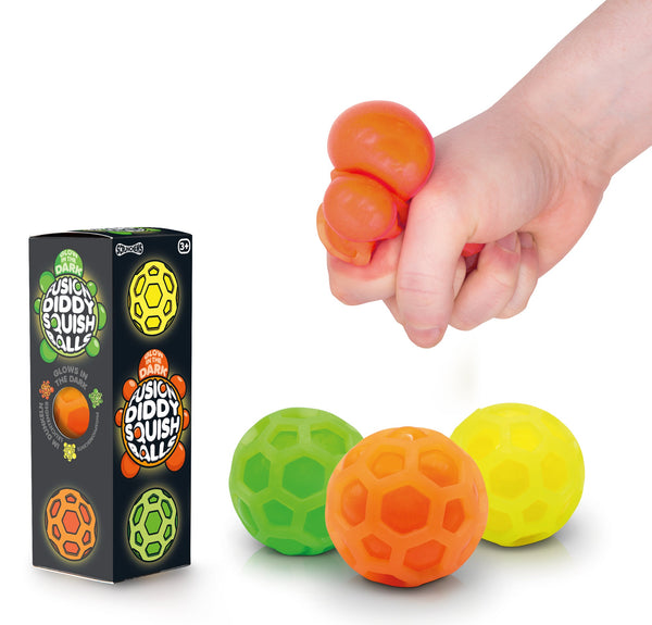 Scrunchems Fusion Diddy Stress Balls - Pack of 3