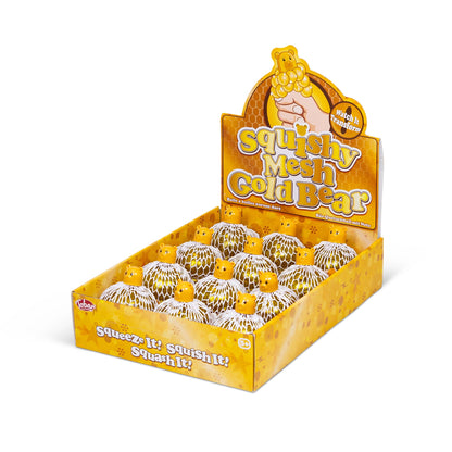 SQUISHY MESH PET - GOLDEN BEAR