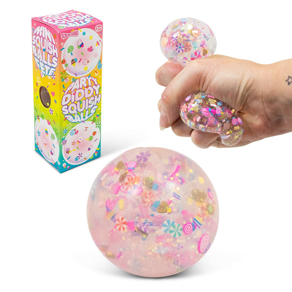 Scrunchems Party Diddy Squish Balls - Pack of 3