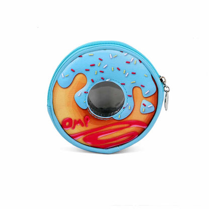 Porte-Monnaie Rond Oh My Pop! « Bluenut » – Bleu