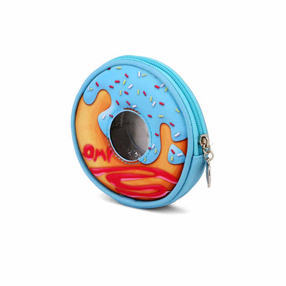 Porte-Monnaie Rond Oh My Pop! « Bluenut » – Bleu