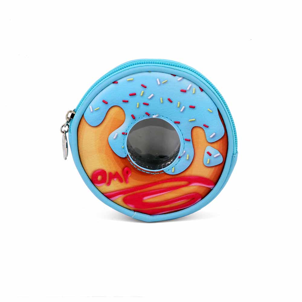 Porte-Monnaie Rond Oh My Pop! « Bluenut » – Bleu