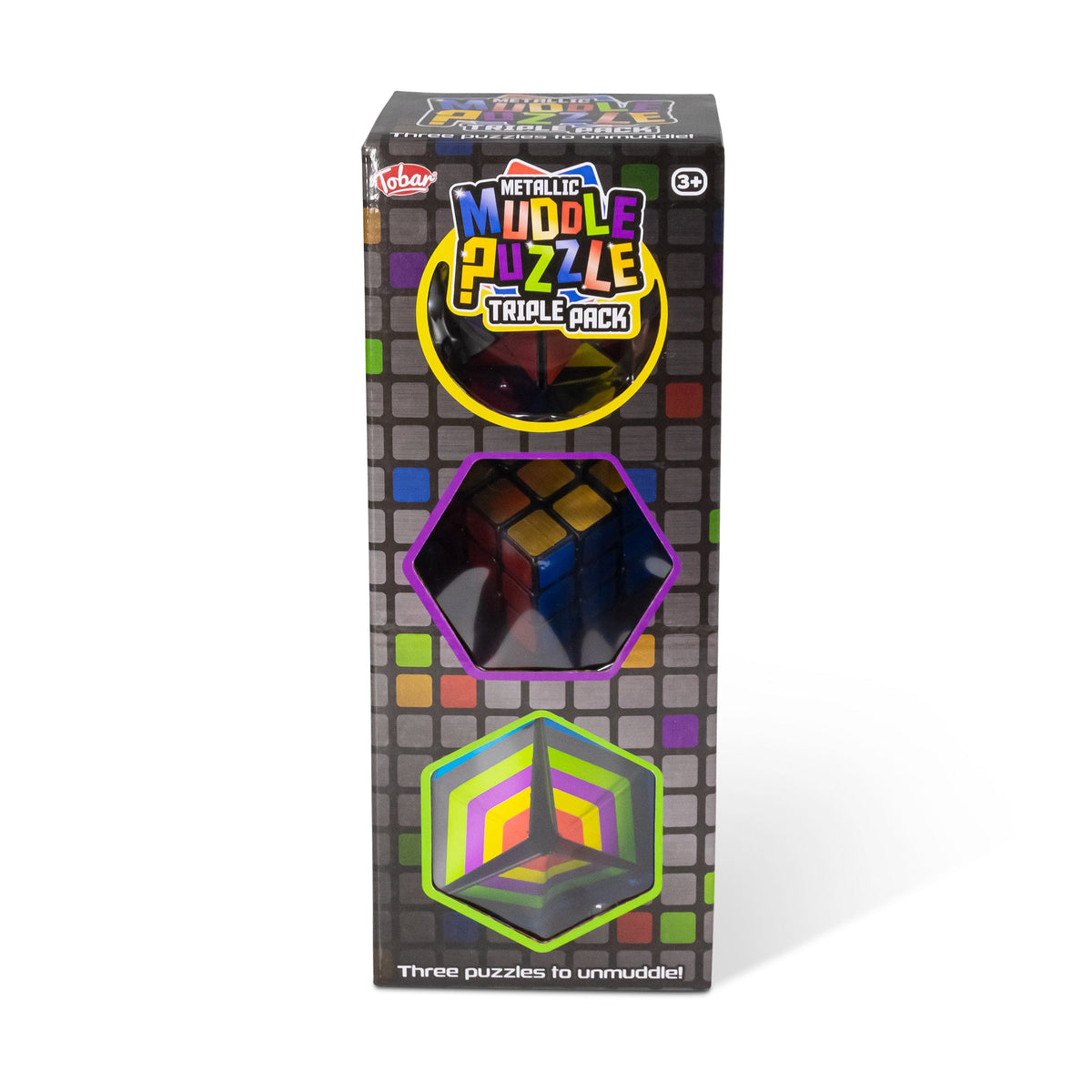 PACK OF THREE METAL PUZZLES