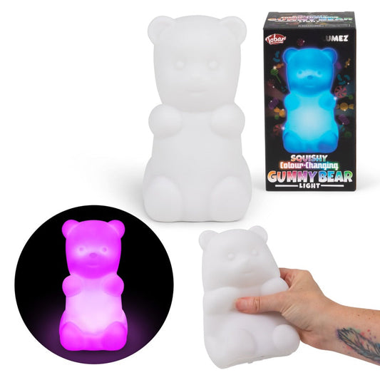 LUMEZ COLOR-CHANGING GLOW JELLY BEAR