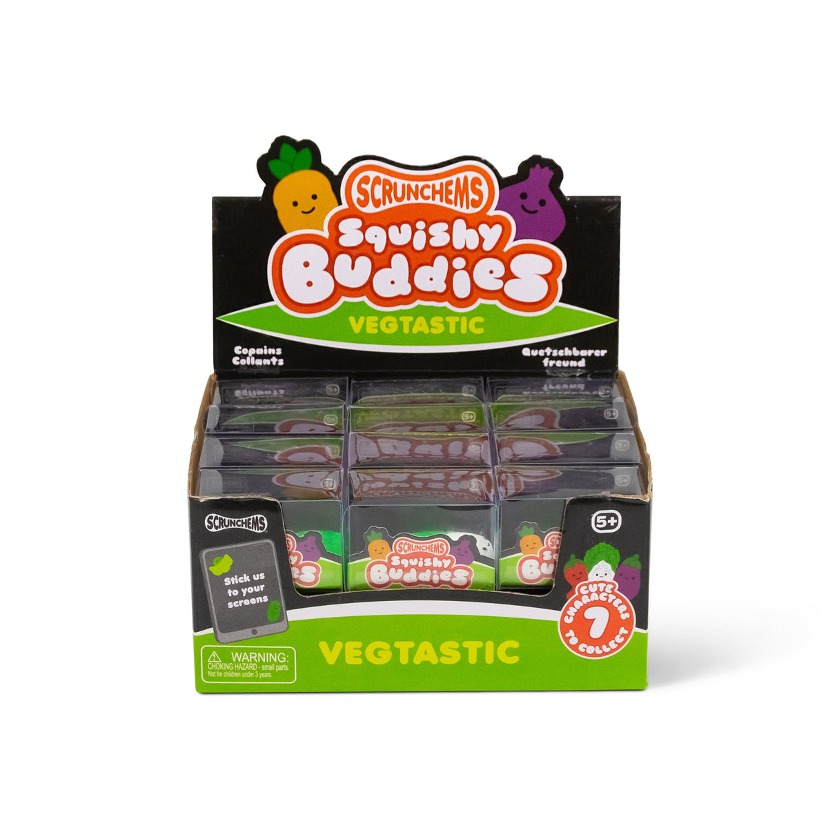 SCRUNCHEMS SQUISHY BUDDIES - VÉGÉTARIEN
