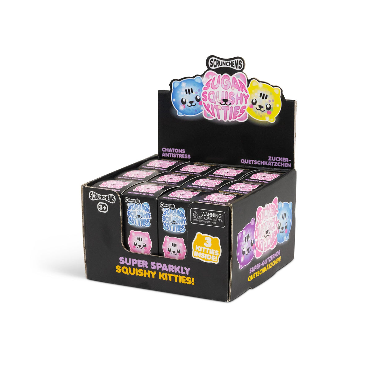 SCRUNCHEMS DIDDY SQUISHY KITTIES - PACK OF 3