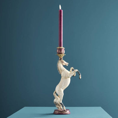 White Circus Horse Chandelier