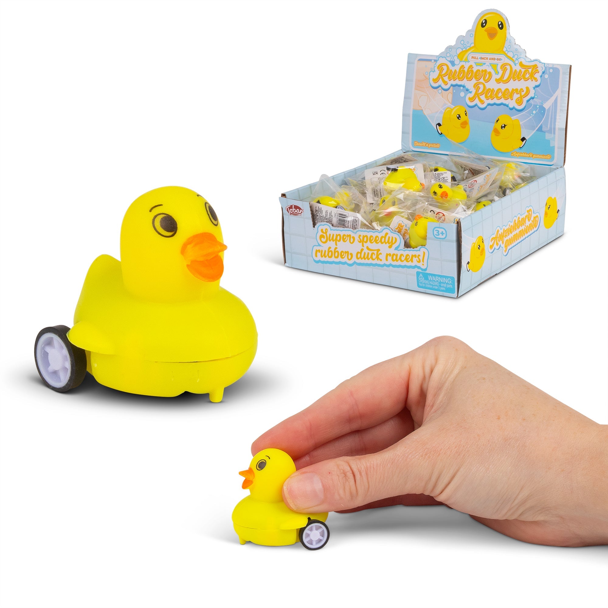 PULL BACK AND GO RUBBER DUCKS