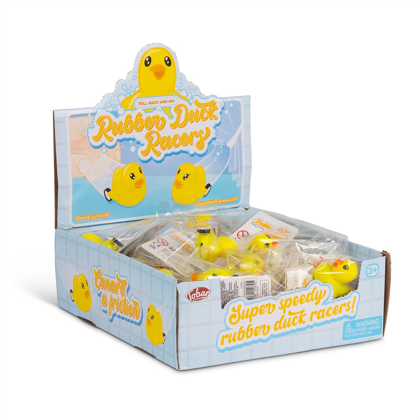 PULL BACK AND GO RUBBER DUCKS