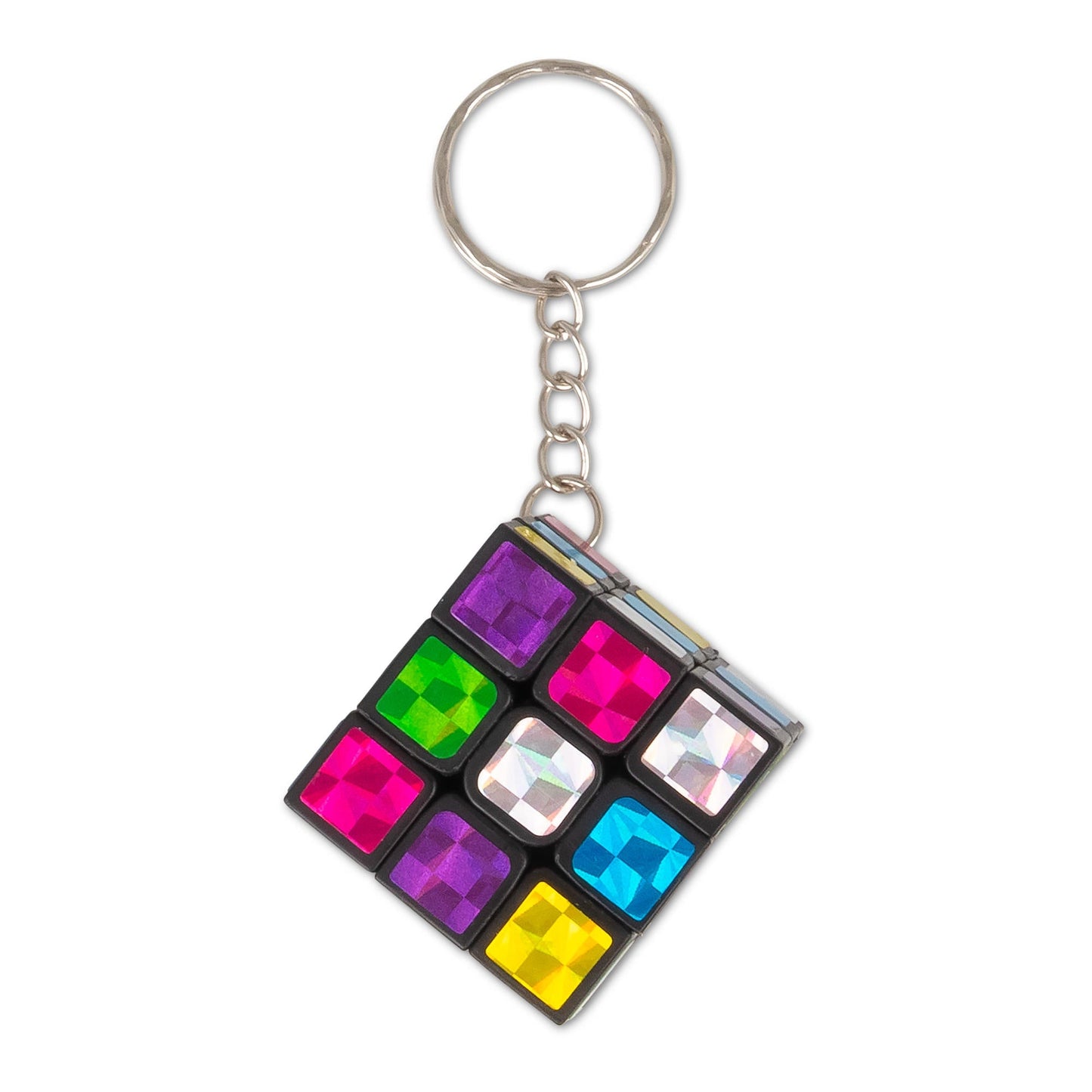 MINI PORTE-CLÉS PUZZLE MÉTALLIQUE
