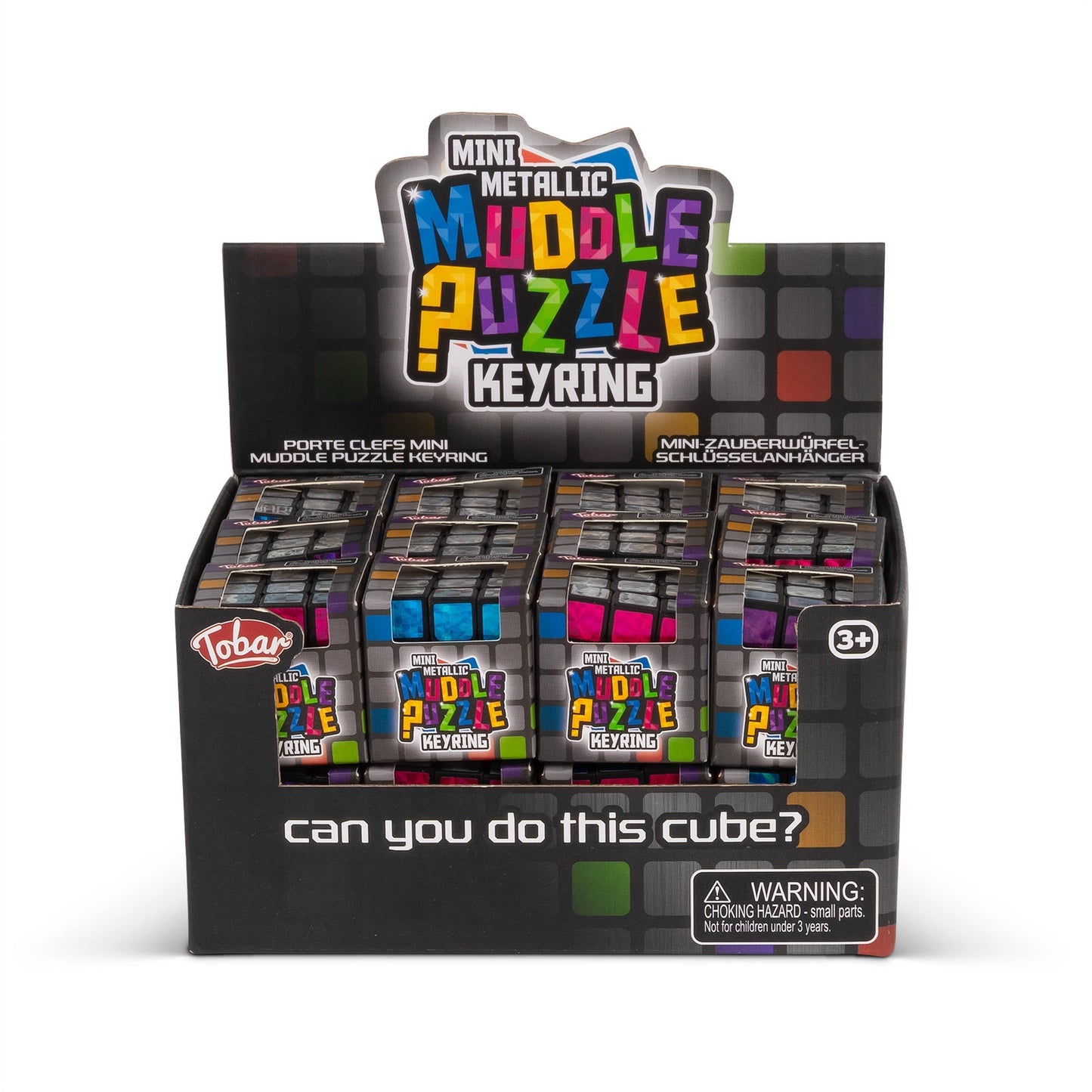MINI PORTE-CLÉS PUZZLE MÉTALLIQUE