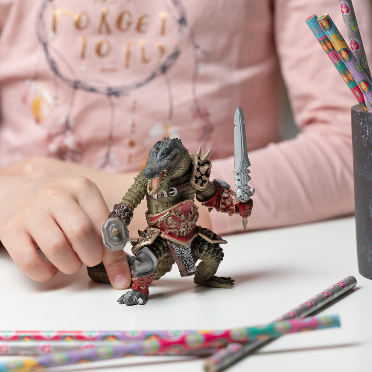 Mutant Crocodile Figurine