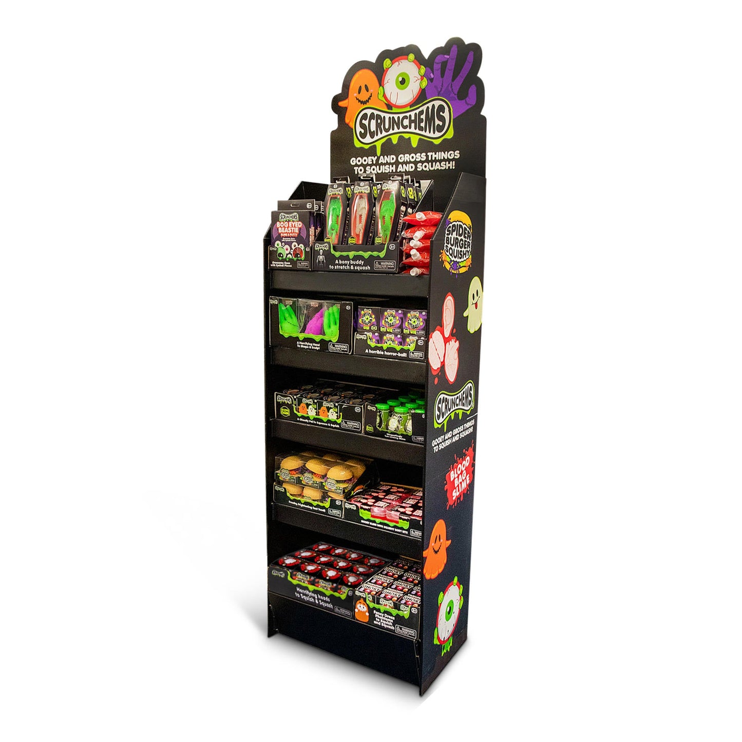 HORROR SCRUNCHEMS DISPLAY