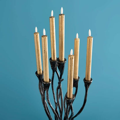 Chandelier Roots Noir, Aluminium, 25 x 22 x 63,5 cm