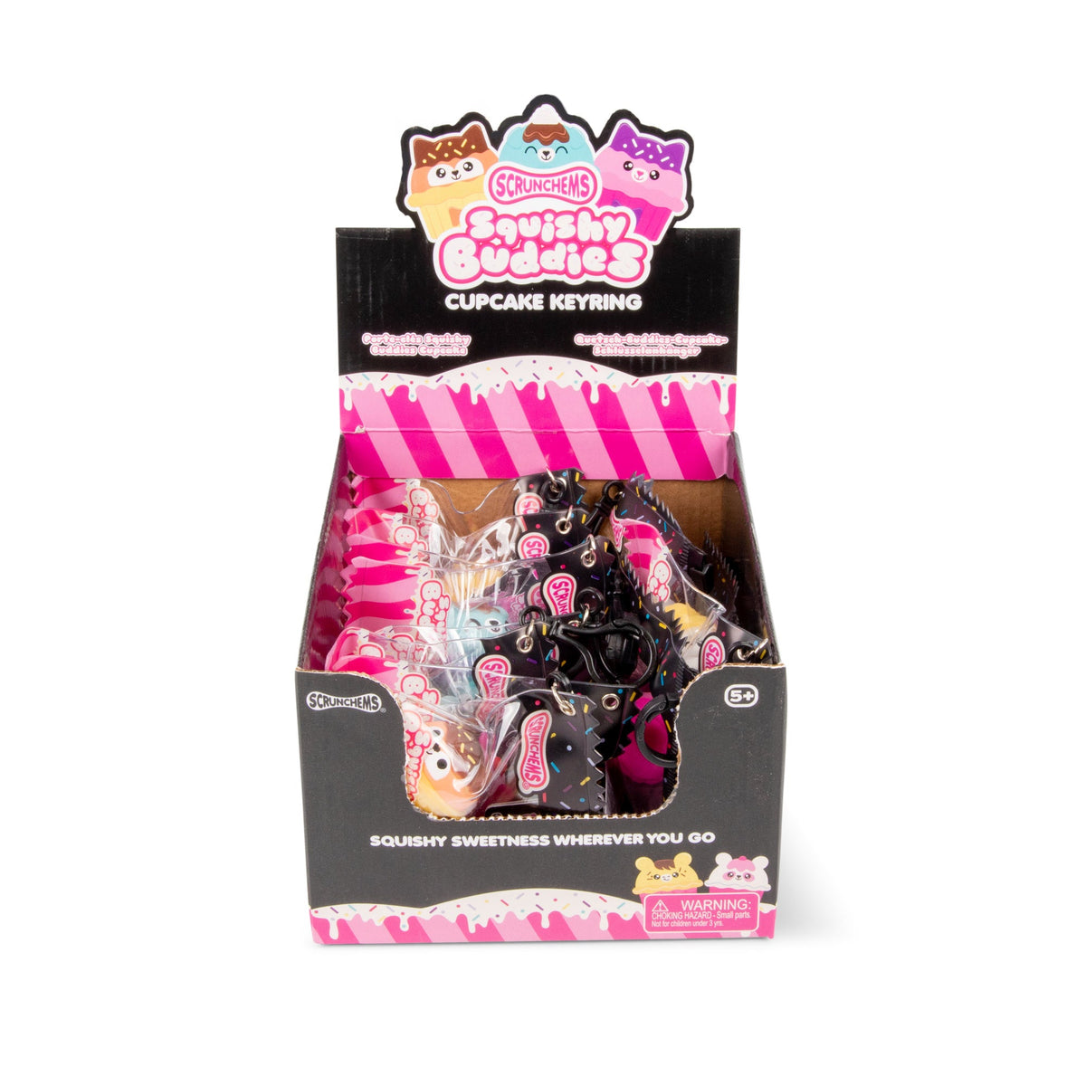 SCRUNCHEMS CUPCAKE KEYCHAIN