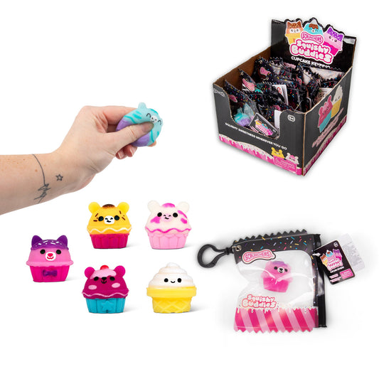 SCRUNCHEMS CUPCAKE KEYCHAIN