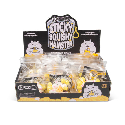 SCRUNCHEMS SQUISHY HAMSTER STICKY TOY