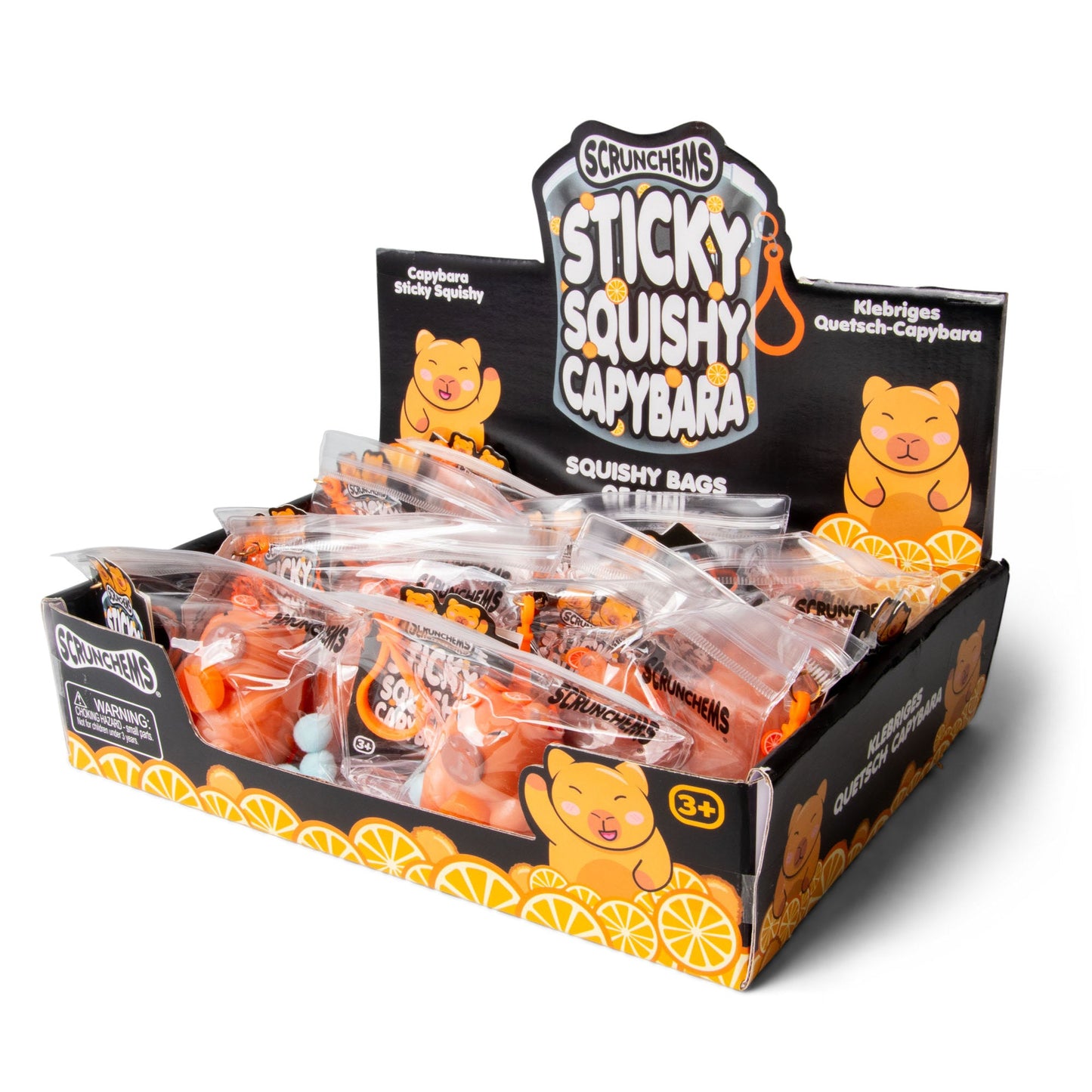 SCRUNCHEMS SQUISHY STICKY CAPYBARA