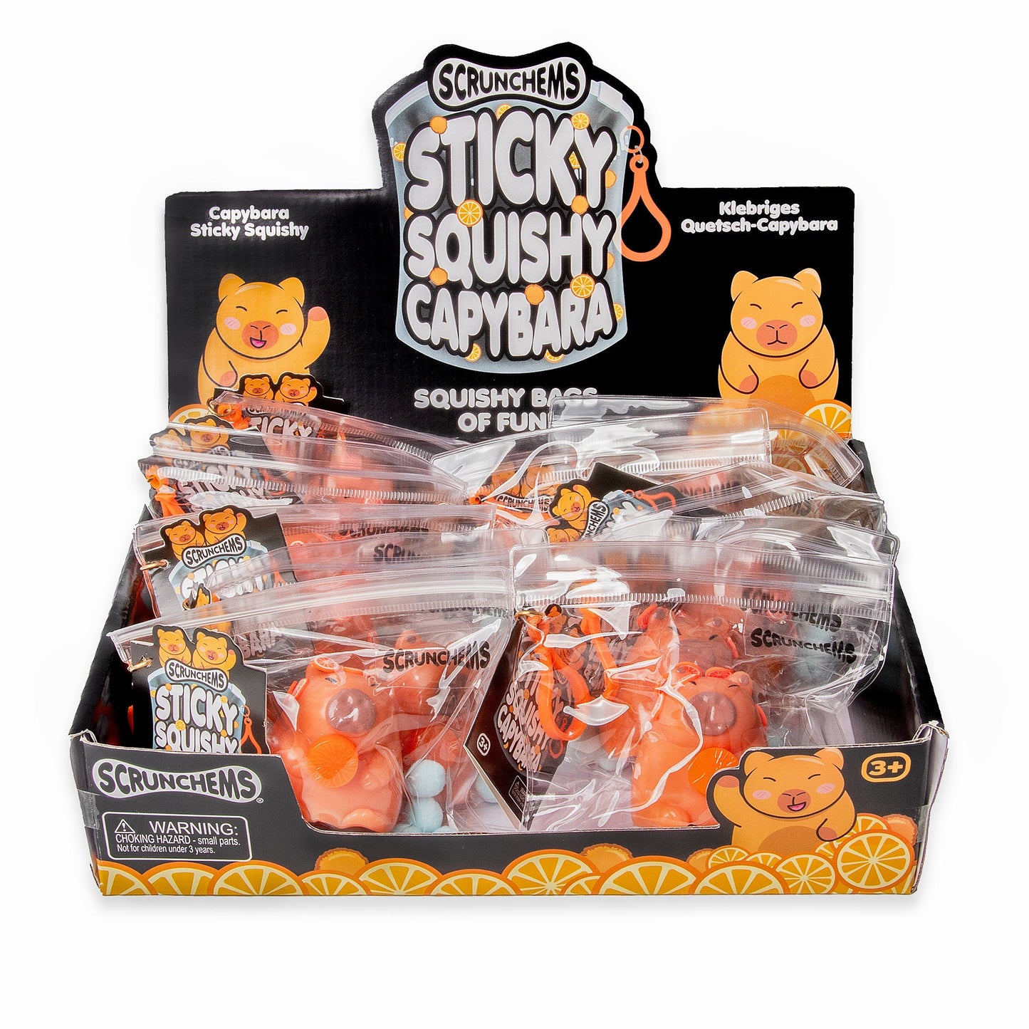 SCRUNCHEMS SQUISHY STICKY CAPYBARA
