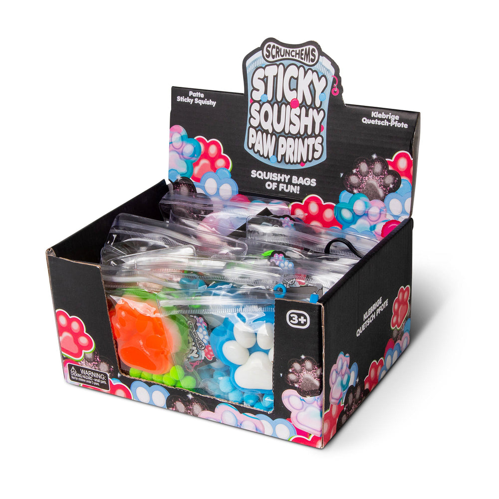 Scrunchems Sticky Squishy Paw Prints