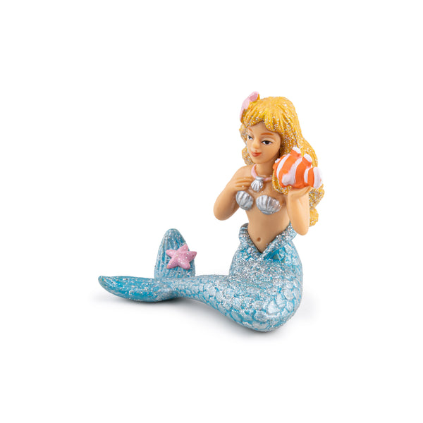 Figurine Sirène argentée Papo - personnage féerique