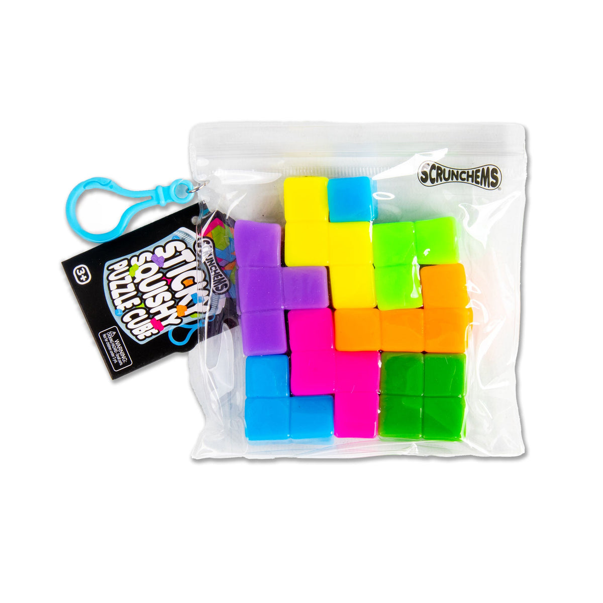 SCRUNCHEMS STICKY SQUISHY PUZZLE CUBE