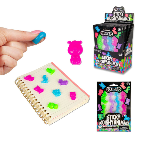 SCRUNCHEMS STICKY SQUISHY ANIMALS
