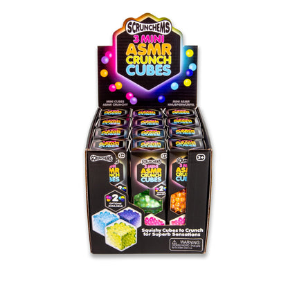 SCRUNCHEMS MINI ASMR CRUNCH CUBES 3PK