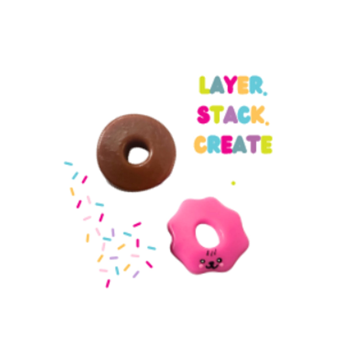 SCRUNCHEMS SWEET TREATS STICKY SQUISHY DONUT