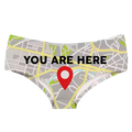 "You Are Here" panties
