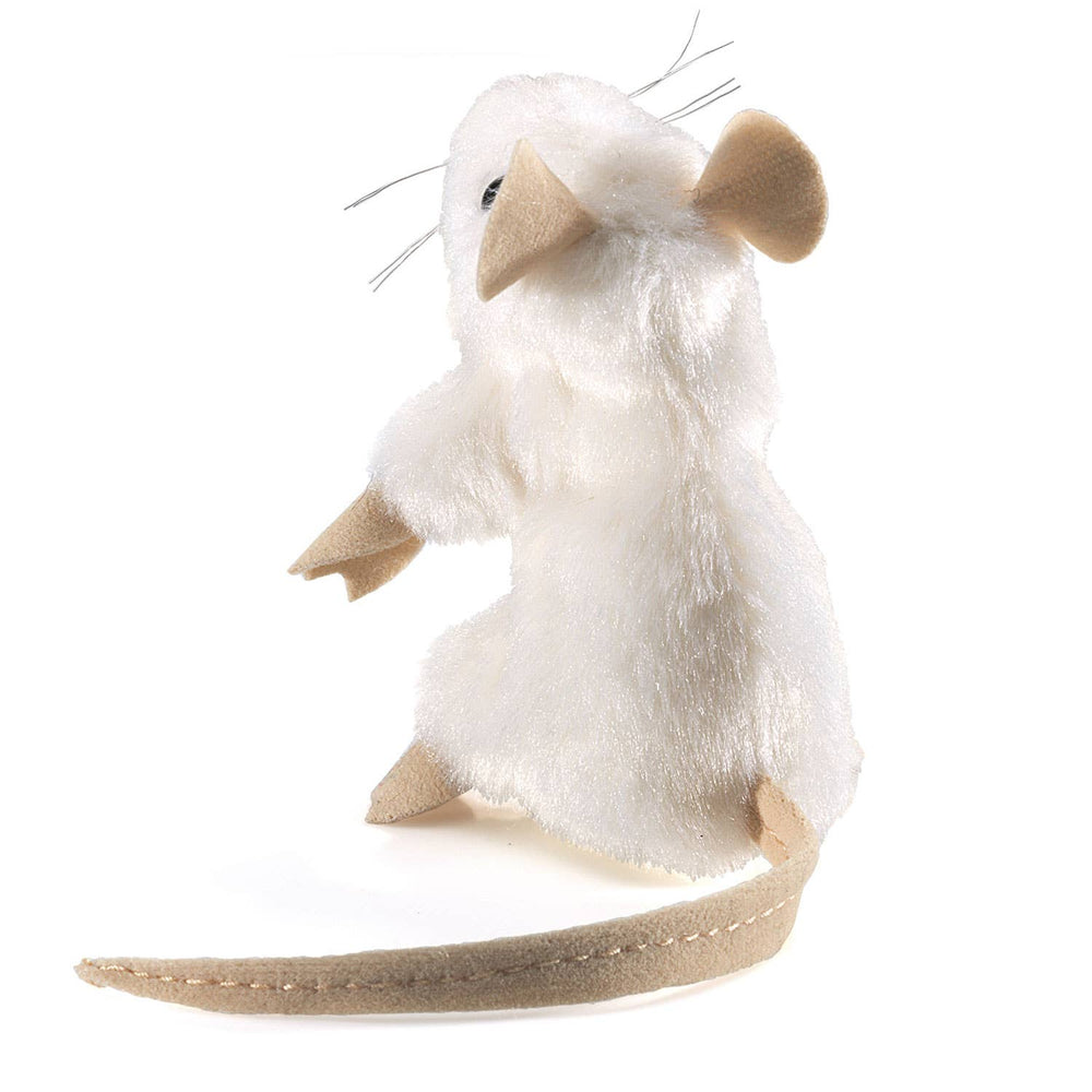 Marionnette à Doigt Souris Blanche