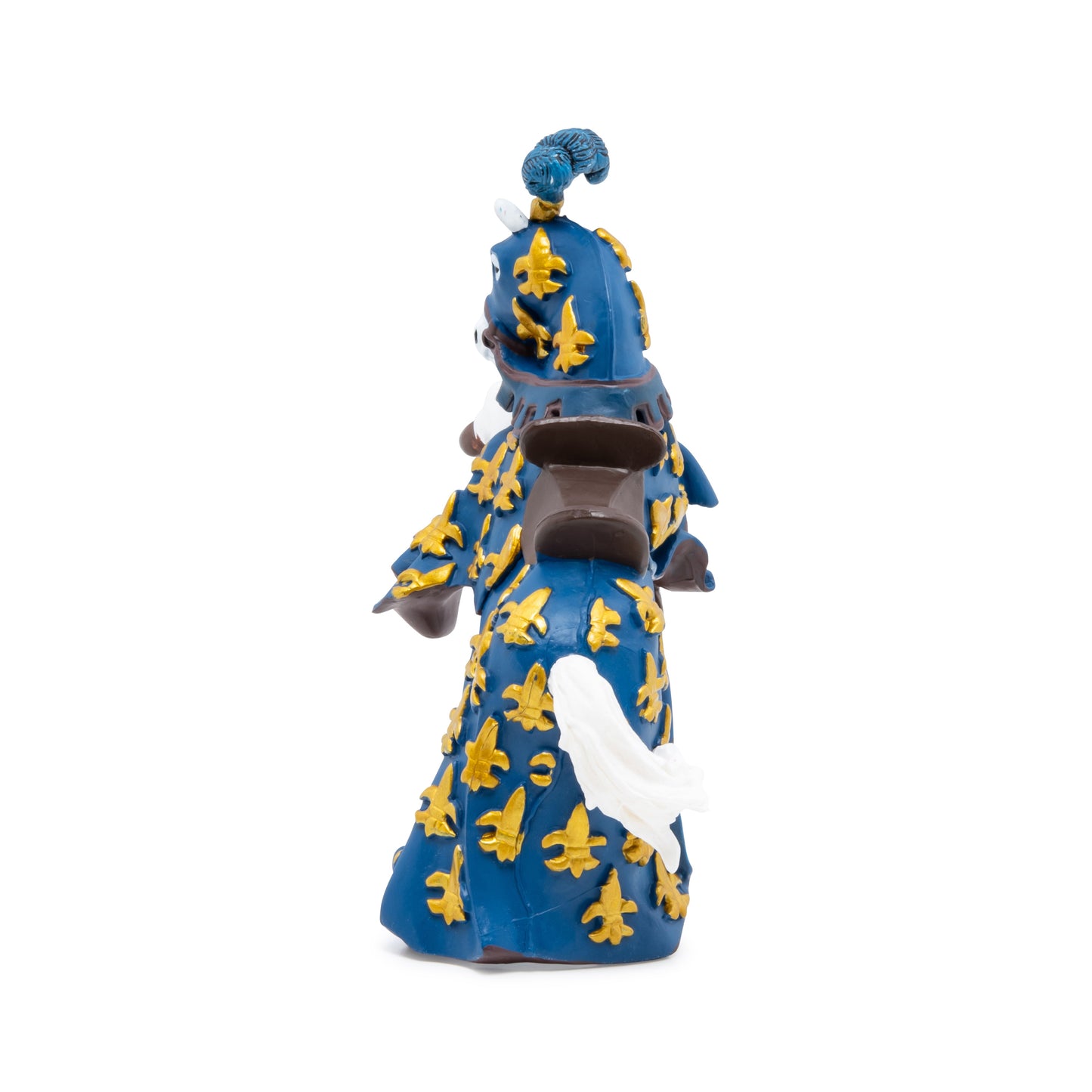 Figurine Cheval du prince Philippe bleu Papo - personnage médiéval