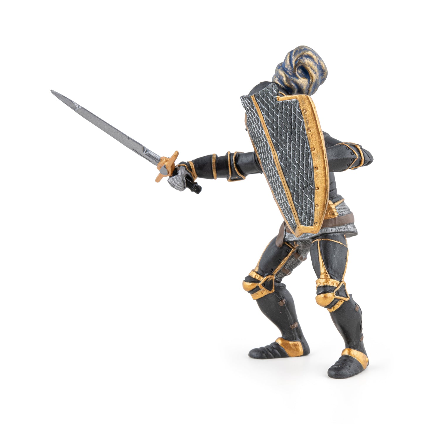 Figurine Chevalier en armure noire Papo - personnage médiéval