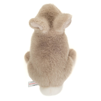 Grey Sitting Rabbit Plush Toy