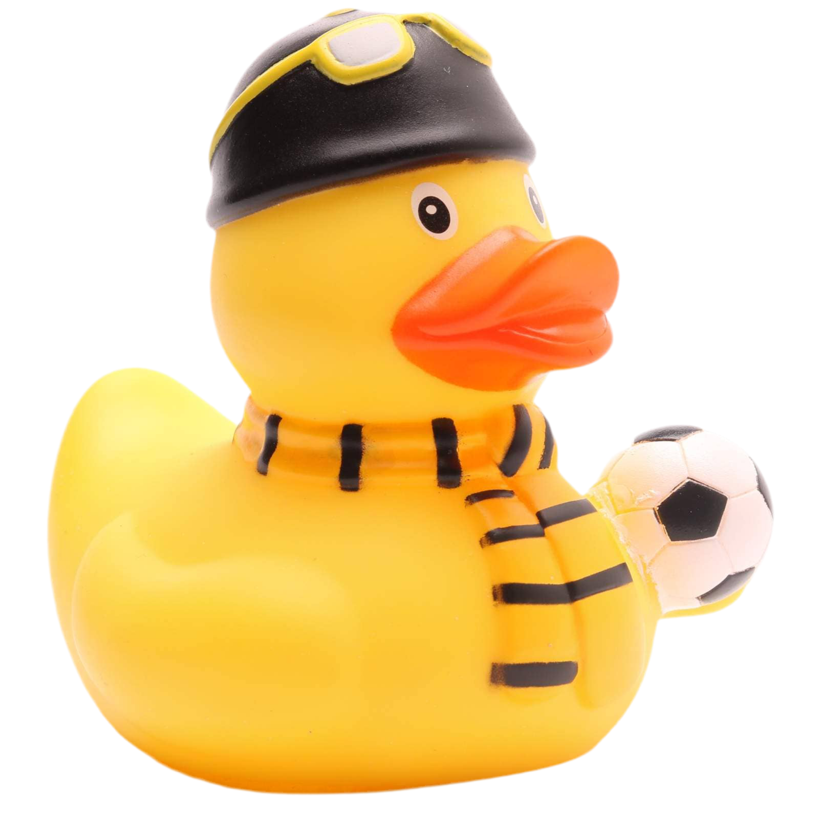 canard supporter de foot jaune et noir factotum